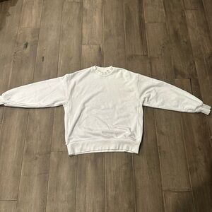 TNA White Crewneck Sweater Relaxed Fit
